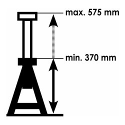 VIGOR Unterstellbock-Satz 3 t V2477 Anzahl Werkzeuge: 2