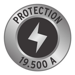 Secure-Tec 19.500A Überspannungsschutz-Automatiksteckdosenleiste 8-fach anthrazit 3m H05VV-F 3G1,5 1xMaster 5xSlave 2xPermanent