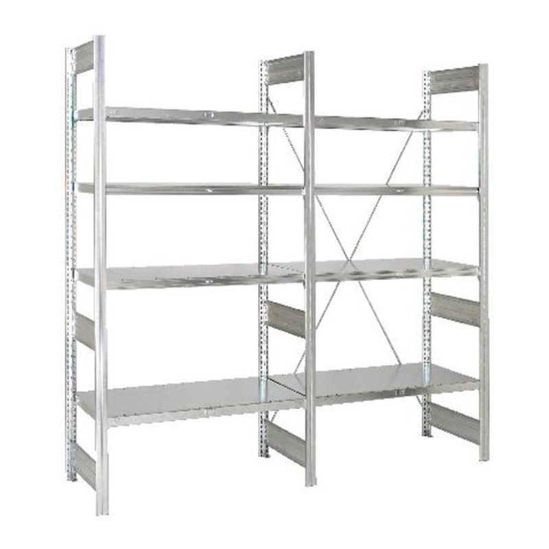 Bito Fachbodenregale Typ L - Fachlast 100 kg FKA251GA B 2066 mm x H 2000 mm x T 524 mm