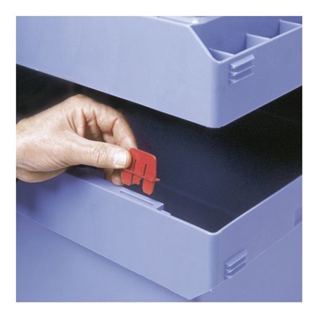 Bito Verbindungsclips für Mehrwegbehälter MBC, rot