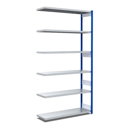 Bito Fachbodenregale Typ EL - Fachlast 100 kg FEL2541AK1 B 1008 mm x H 2500 mm x T 424 mm