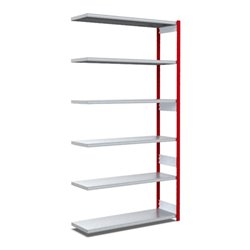 Bito Fachbodenregale Typ EL - Fachlast 100 kg FEL2541AK2 B 1008 mm x H 2500 mm x T 424 mm