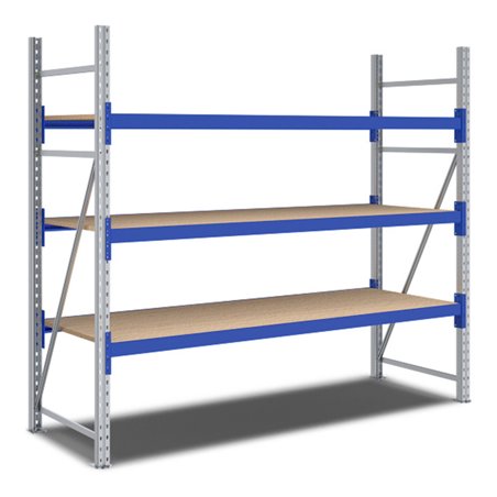 Bito Weitspann-Komplettregale 19-33118 B 2200 mm x H 2000 mm x T 800 mm