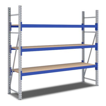 Bito Weitspann-Komplettregale 19-33116 B 2200 mm x H 2000 mm x T 600 mm