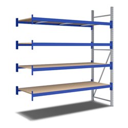 Bito Weitspann-Komplettregale 19-33136 B 2200 mm x H 2500 mm x T 800 mm