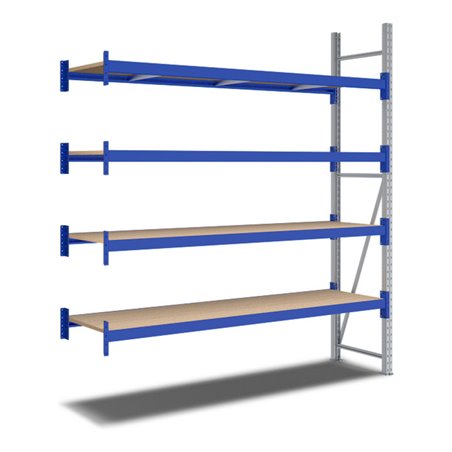 Bito Weitspann-Komplettregale 19-33134 B 2200 mm x H 2500 mm x T 600 mm