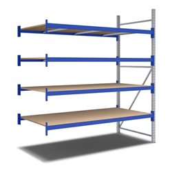 Bito Weitspann-Komplettregale 19-33138 B 2200 mm x H 2500 mm x T 1100 mm