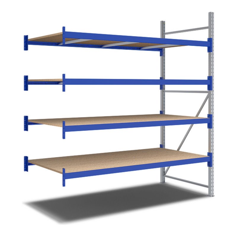 Bito Weitspann-Komplettregale 19-33138 B 2200 mm x H 2500 mm x T 1100 mm