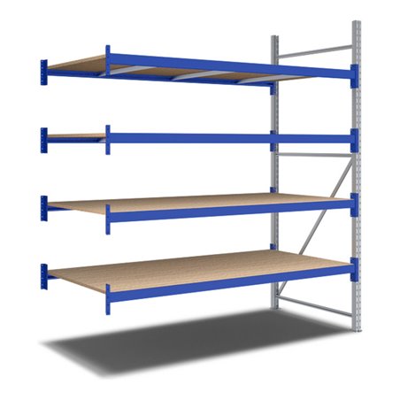 Bito Weitspann-Komplettregale 19-33138 B 2200 mm x H 2500 mm x T 1100 mm