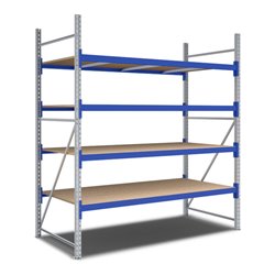 Bito Weitspann-Komplettregale 19-33132 B 2200 mm x H 2500 mm x T 1100 mm