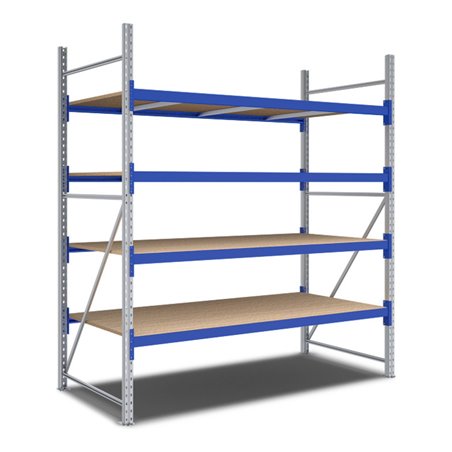 Bito Weitspann-Komplettregale 19-33132 B 2200 mm x H 2500 mm x T 1100 mm