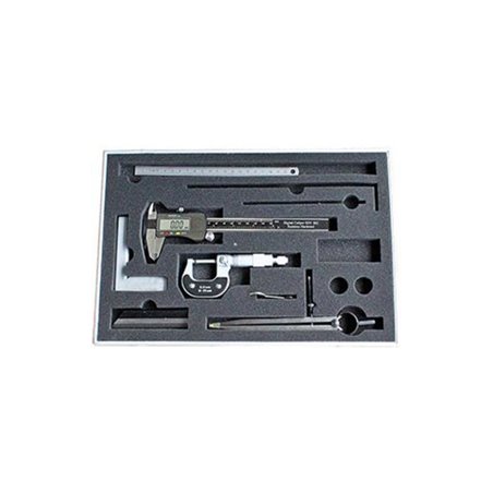 Messzeugsatz 9tlg. DIGI Messschieber 0,01