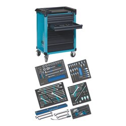HAZET Werkstattwagen Assistent mit Nkw-Sortiment 178-7/128 128-teilig