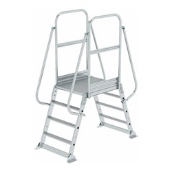 MUNK Aluminium-Überbrückung beidseitig begehbar stationär