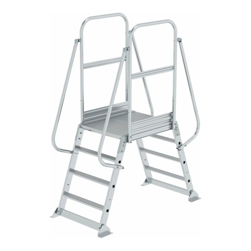 MUNK Aluminium-Überbrückung beidseitig begehbar stationär