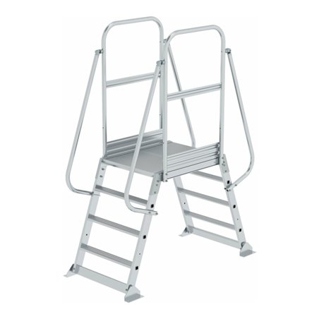 MUNK Aluminium-Überbrückung beidseitig begehbar stationär