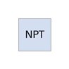 Gew.Grenzlehrdorn NPT 1/2 Steigung 14