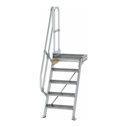 MUNK Aluminium-Treppe Plattform 60° - DIN EN ISO 14122