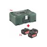 Metabo Basic-Set 3 x 5.2 Ah + MetaLoc